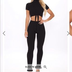 Fashion Nova Take a Chance Legging Set